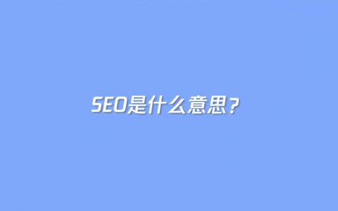 seo是什么意思