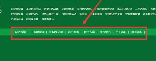 网站底部链接