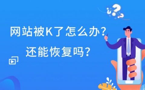 首页被k做外链可以恢复吗