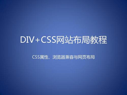 div+css网页布局