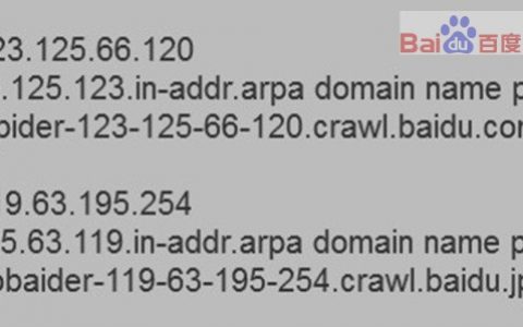 轻松两步,教你快速识别正确的百度蜘蛛