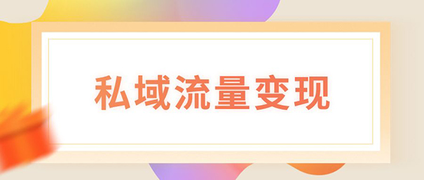 私域流量持续变现