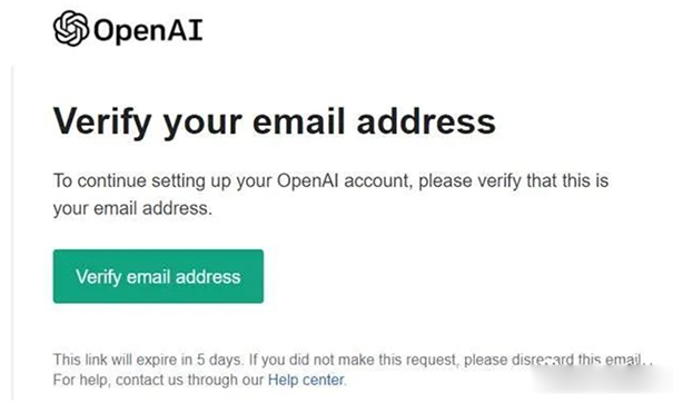 chatGPT帐号注册邮箱邮件验证