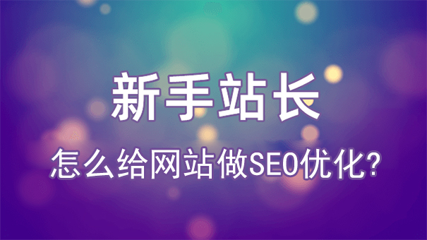 新手站长怎么给网站做SEO优化?