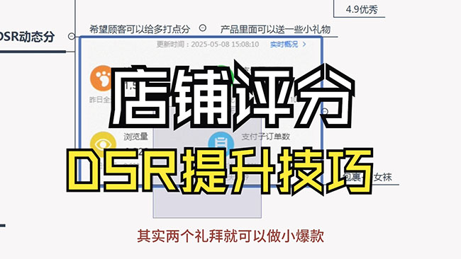 淘宝店铺DSR评分
